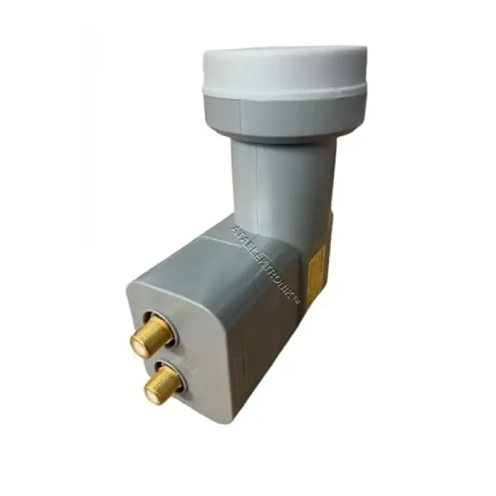 0.1db Çift 2 Çıkışlı HD Twin Lnb, Gold Uçlu HD 3D 4K
