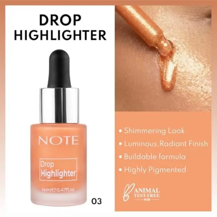 03 Candlelight Işıltılı Likit Highlighter Aydınlatıcı