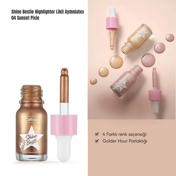 04 Sunset Pixie Likit Highlighter Aydınlatıcı