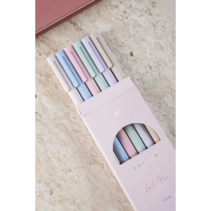 0.5 mm 6lı Jel Kalem Seti