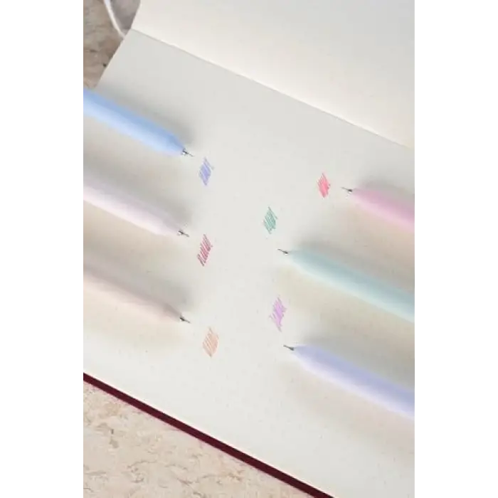 0.5 mm 6lı Jel Kalem Seti