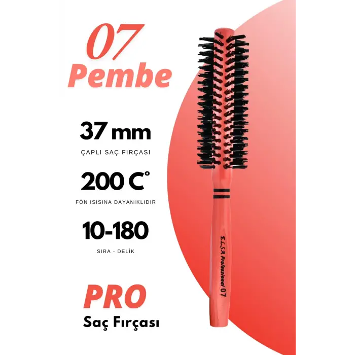 07 Pembe Saç Fırçası