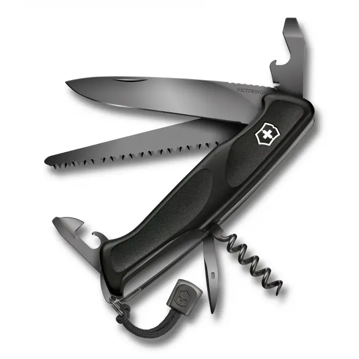 ​ 0.9563.C31P Ranger Grip 55 Onyx Siyah Çakı