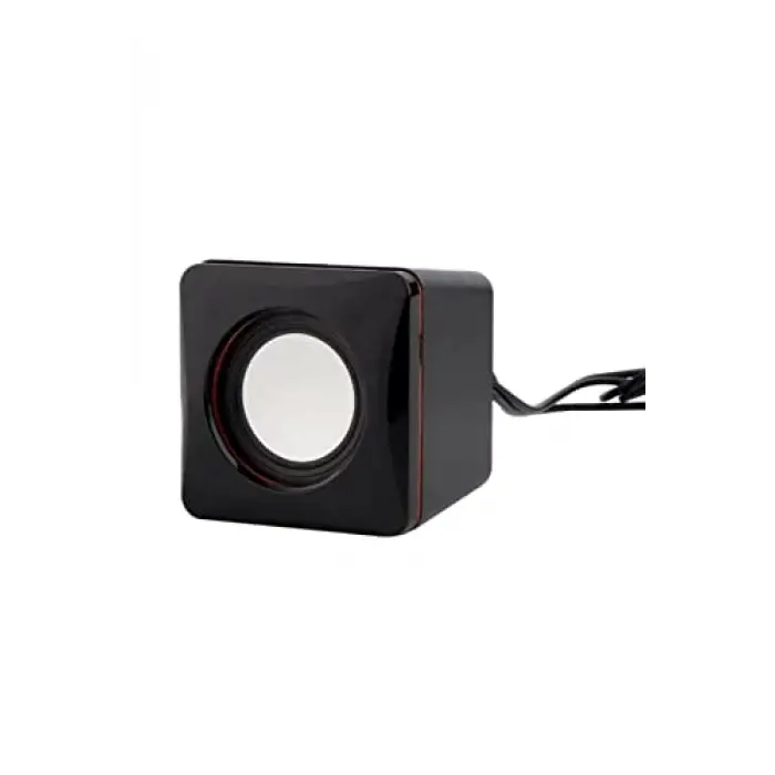 1+1 mini multimedya PC hoparlörü, AUX ve USB kablolu