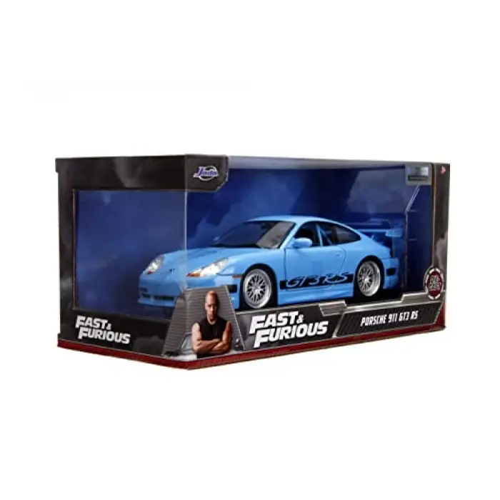 1:24 Fast & Furious Brians Porsche 911 GT3 RS Model Araba