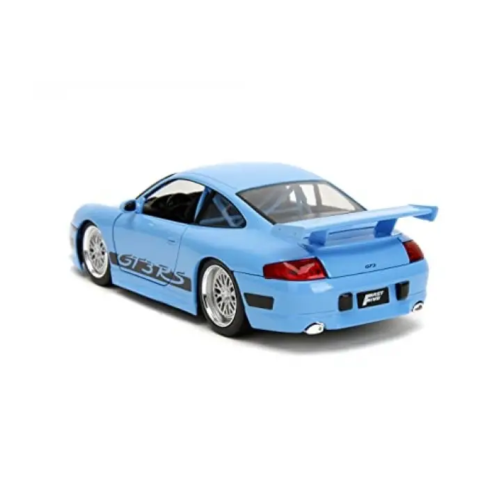 1:24 Fast & Furious Brians Porsche 911 GT3 RS Model Araba