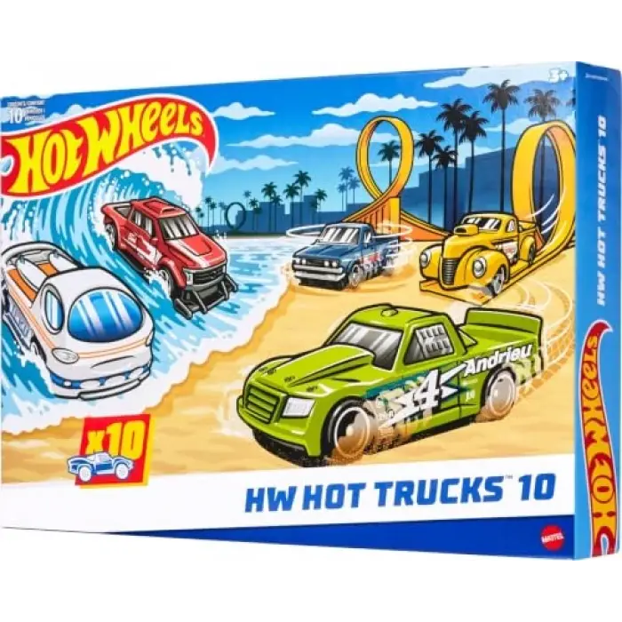 1:64 Ölçekli Oyuncak Kamyonlar 10lu Set, HYM97