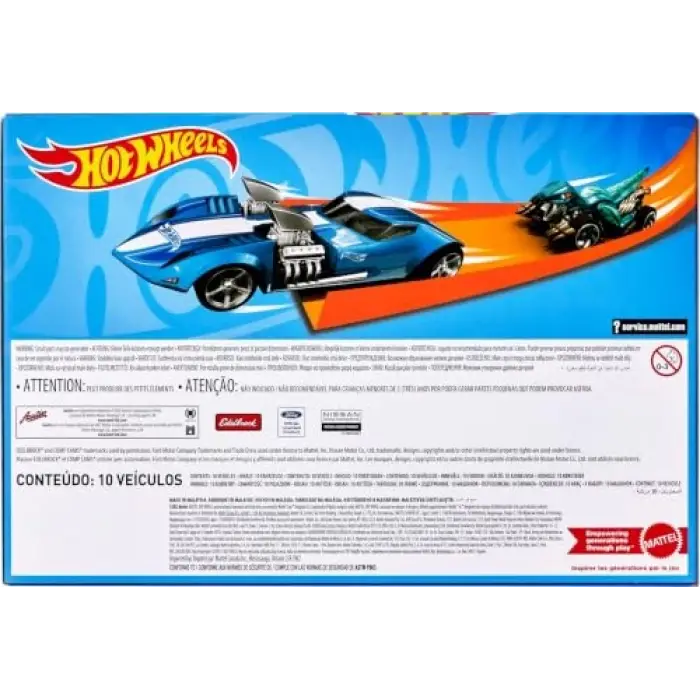 1:64 Ölçekli Oyuncak Kamyonlar 10lu Set, HYM97