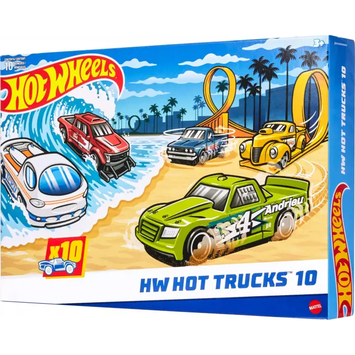 1:64 Ölçekli Oyuncak Kamyonlar 10lu Set, HYM97