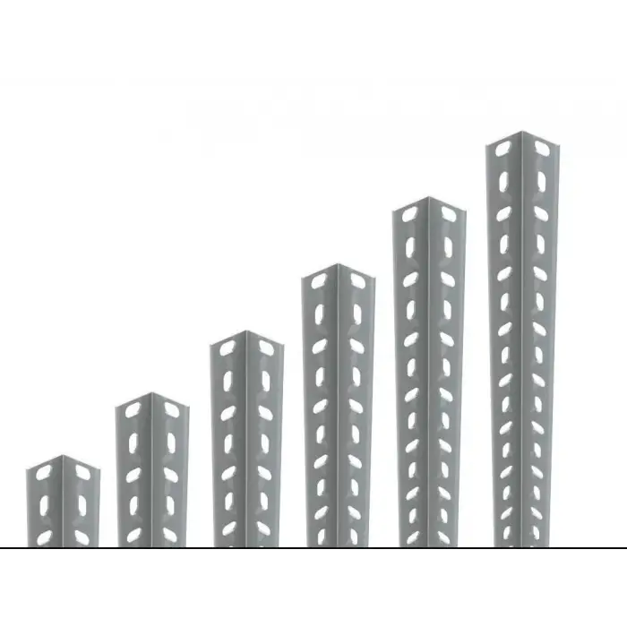 1 Adet Galvaniz Çelik Raf Profil