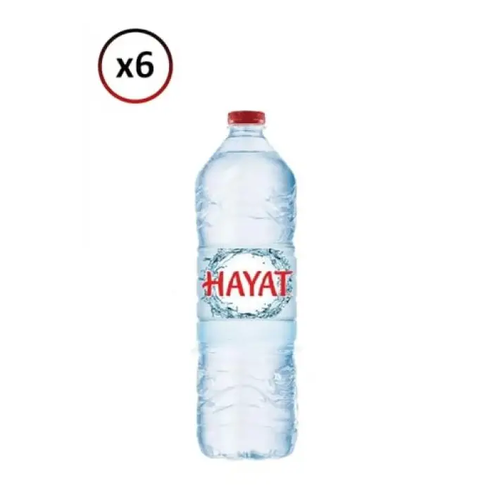 1 L su, 6lı paket