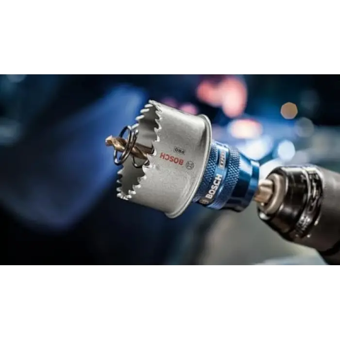 1 x Pro Sheet Metal Power Change Plus Delikli Testere (Paslanmaz Çelik Levhalar, Çelik Levhalar, Ø 60 mm, Profesyonel Aksesuar Döner Matkap/Sürücü)