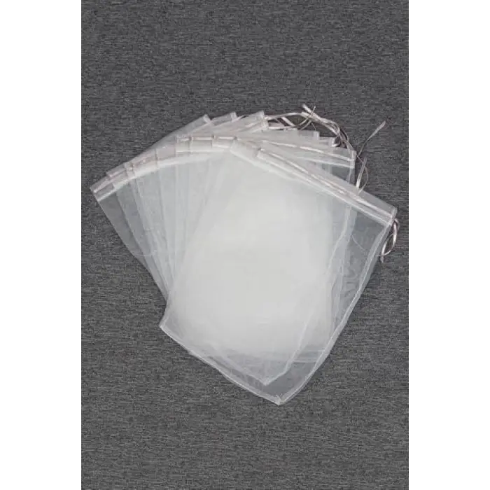 10 Adet Orta Boy Tül Kese 17x24 cm