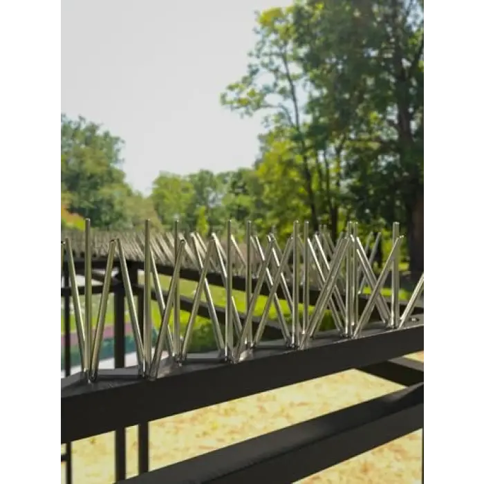 10 Adet Sıkışık Dikenli Kuş Kovucu 50 Cm