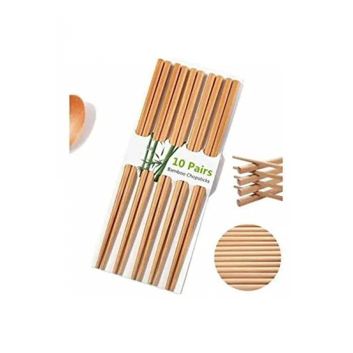 10 Çift Chopsticks Çin Çubuğu