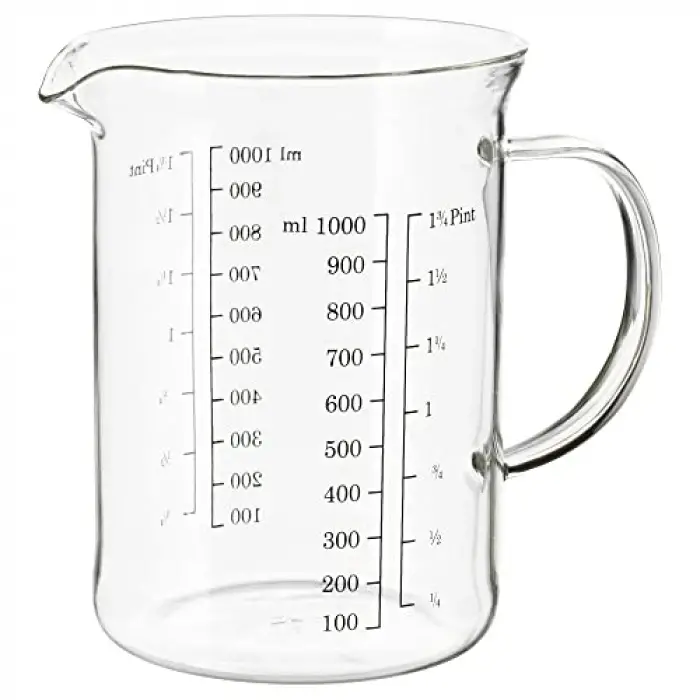 1,0 l cam ölçü sürahisi