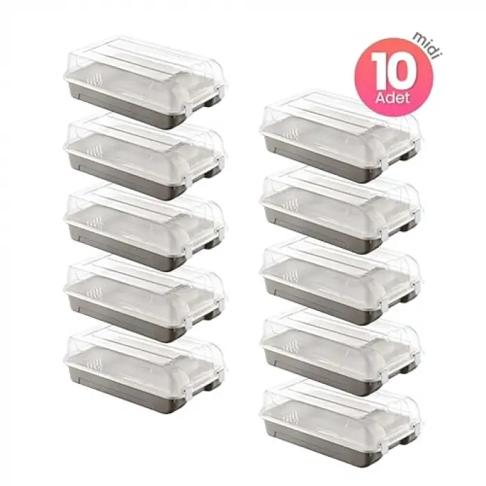 10Lu Set Kadın Terra Ayakkabı Kutusu