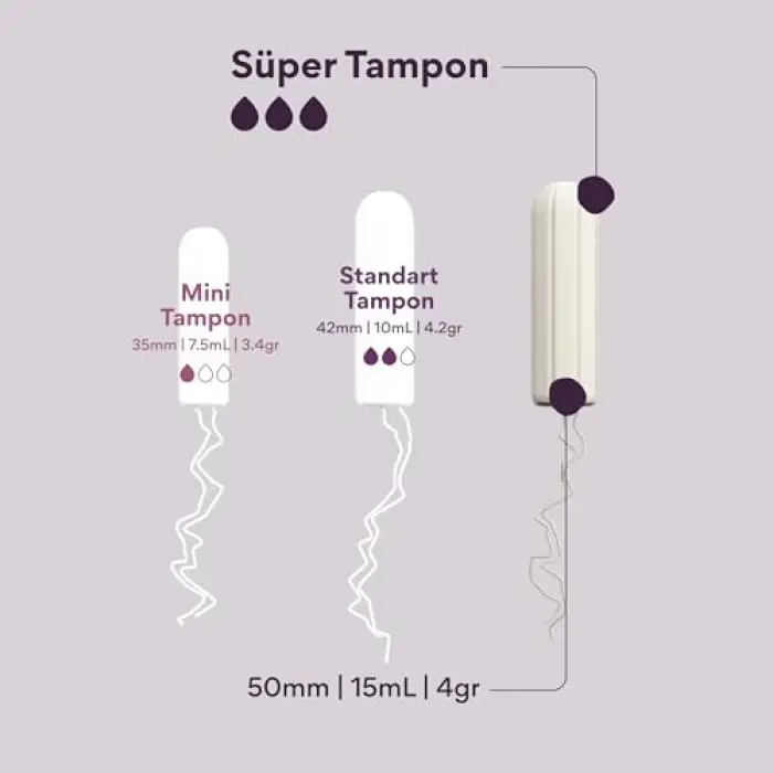 10lu Süper Tampon
