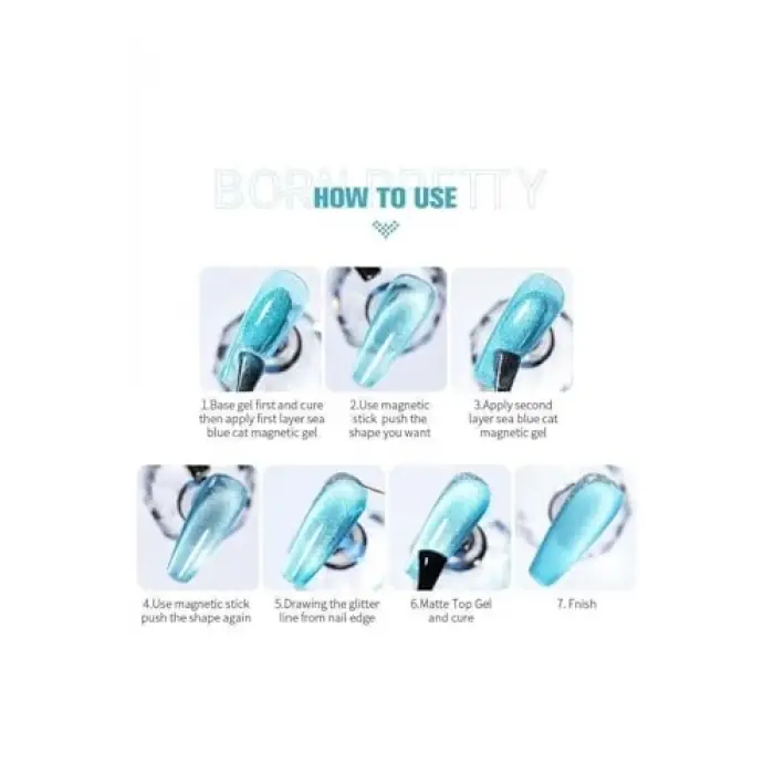 10 Ml Sea Blue Kedi Gözü Oje Sb-11 (56466) 3725