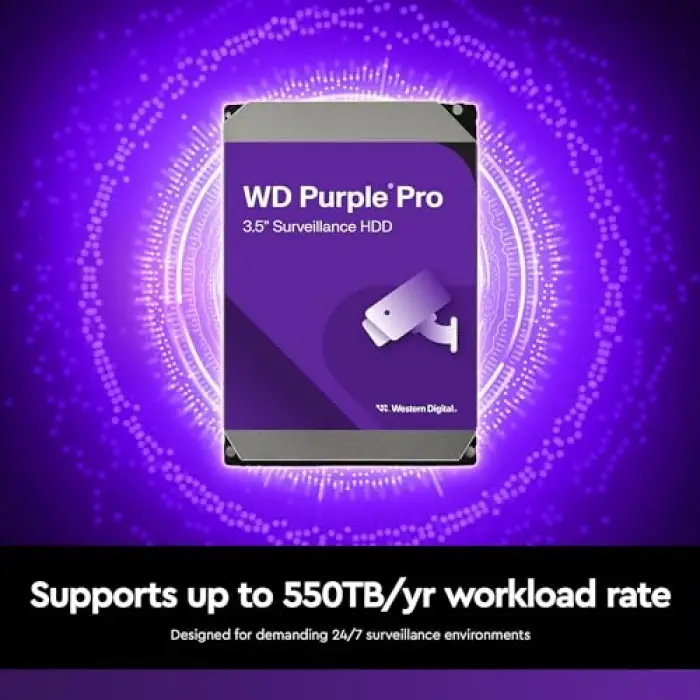 10 TB Purple Pro akıllı video sabit sürücüsü, AllFrame