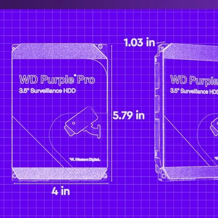 10 TB Purple Pro akıllı video sabit sürücüsü, AllFrame