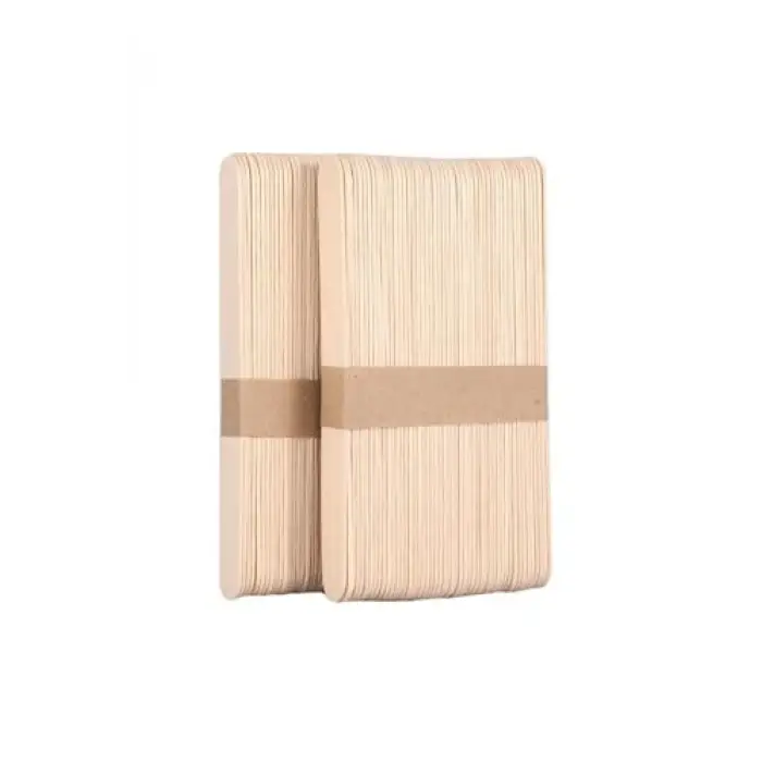 100 adet ahşap ağda spatulası
