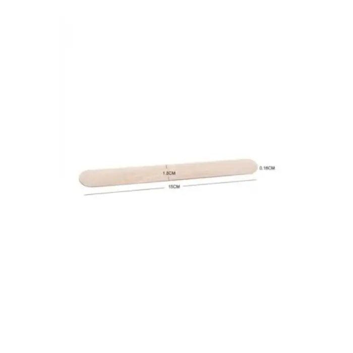 100 adet ahşap ağda spatulası