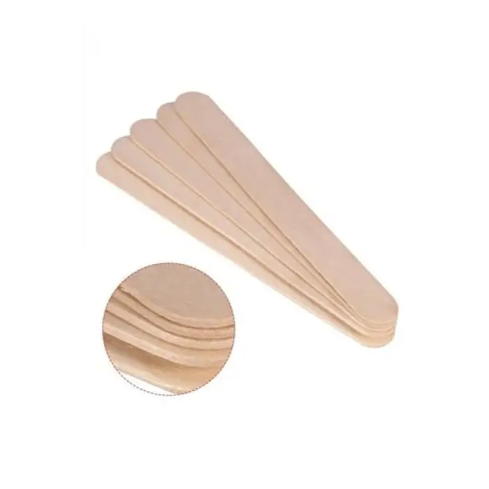 100 adet ahşap ağda spatulası