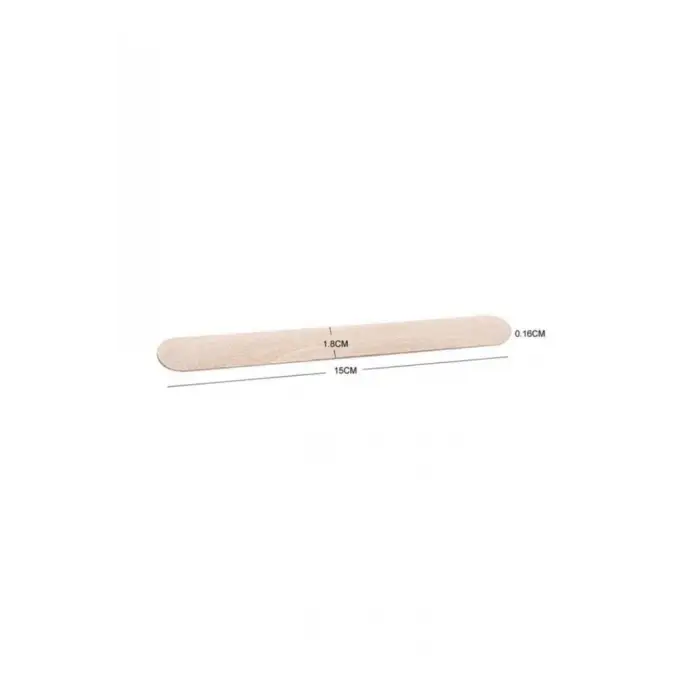 100 adet ahşap ağda spatulası