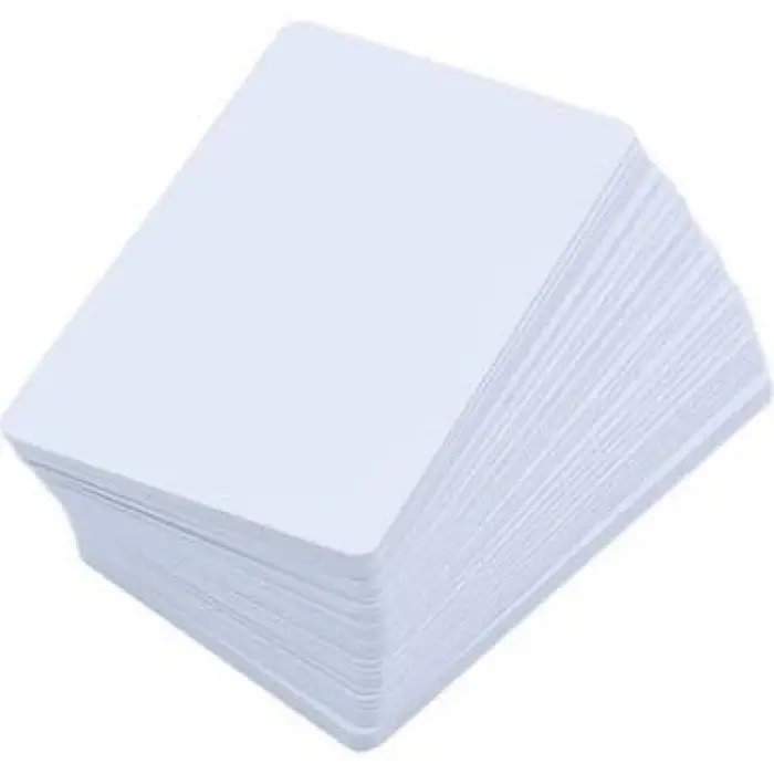 100 Adet Boş Pvc Kart