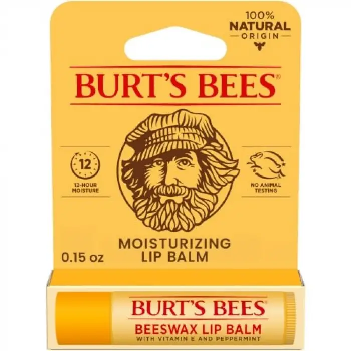 %100 Doğal Balmumlu Dudak Balsamı, 0,15 oz