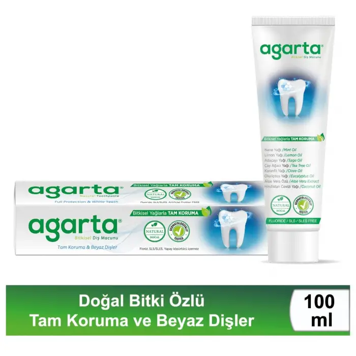 %100 DOĞAL DİŞ MACUNU 100ML