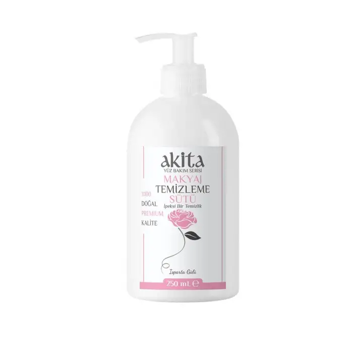 %100 Doğal Gül Özlü Makyaj Temizleme Sütü 250 mL