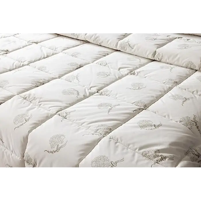 %100 Doğal Tek Kişilik Yün Yorgan