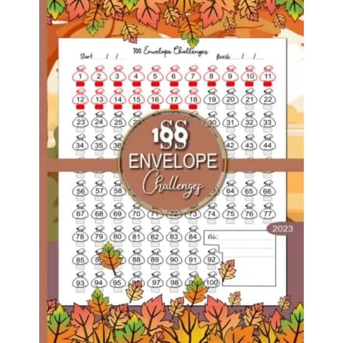 100 envelope challenge 2023: Saving Tracker Journal For Men And Women |Easy And fun Way To Save $5,050 , cash envelope wallet | Finance Challenge, Money Challenge , Cash Envelope