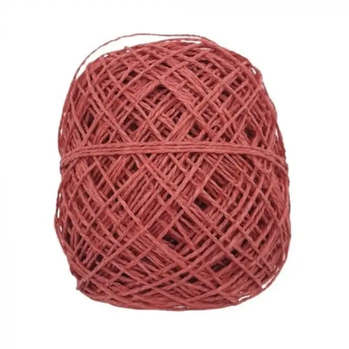 100 g Sarılmış Kâğıt İp, Açık Kırmızı