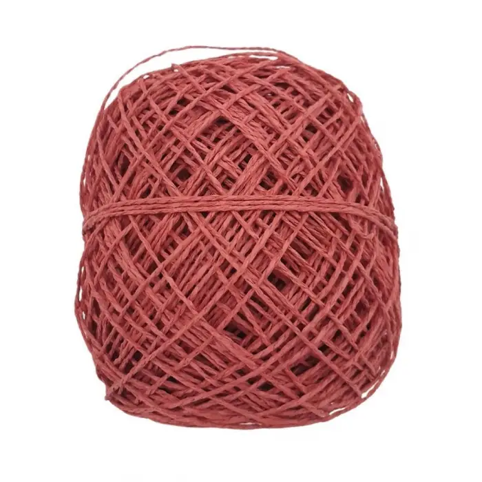 100 g Sarılmış Kâğıt İp, Açık Kırmızı