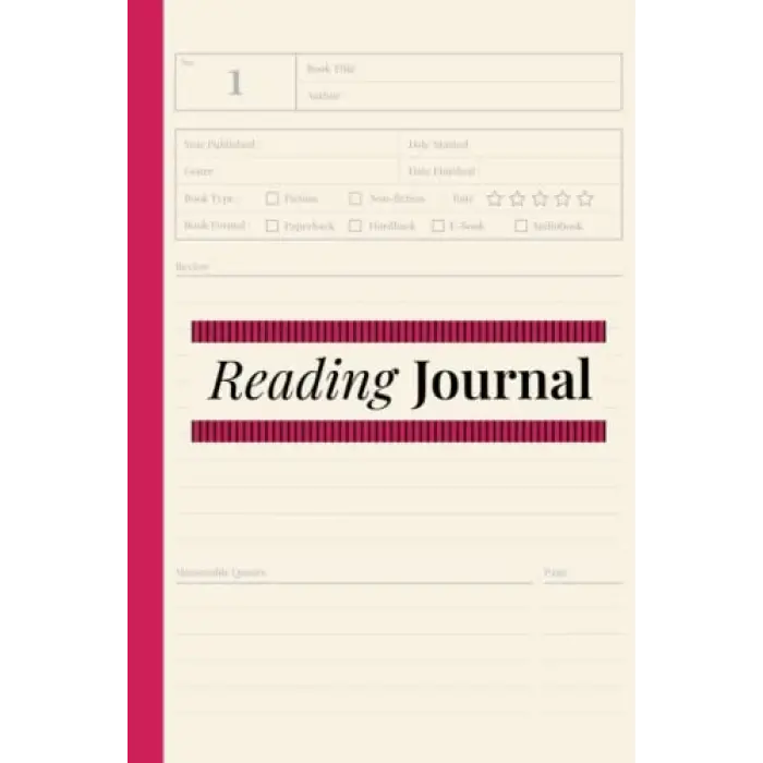 100 Kitap Okuma ve Değerlendirme Günlüğü, Ruby Red Kapak