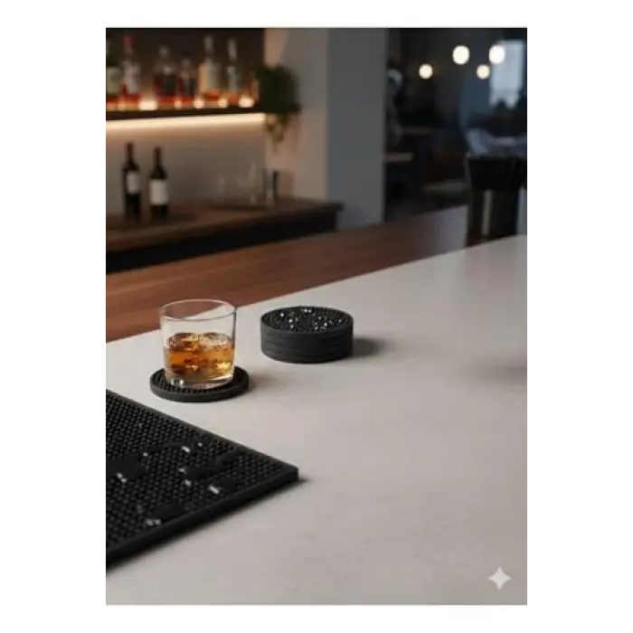 %100 Silikon Bardak Altlığı, 1 Adet