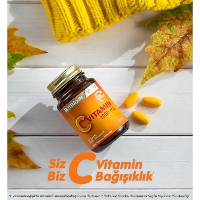 1000 mcg C Vitamini Takviyesi, 30 Tablet