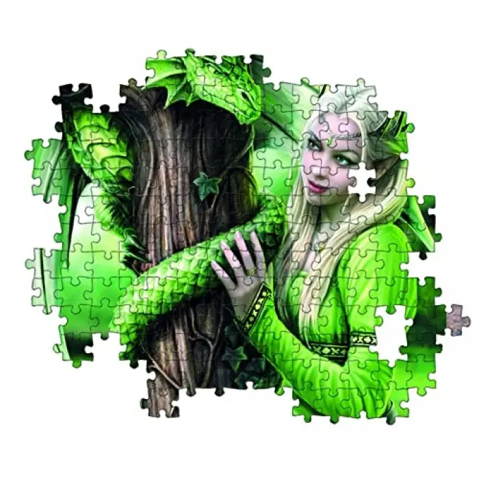 1000 Parça Anne Stokes Yetişkin Puzzle - Kindred Spirits