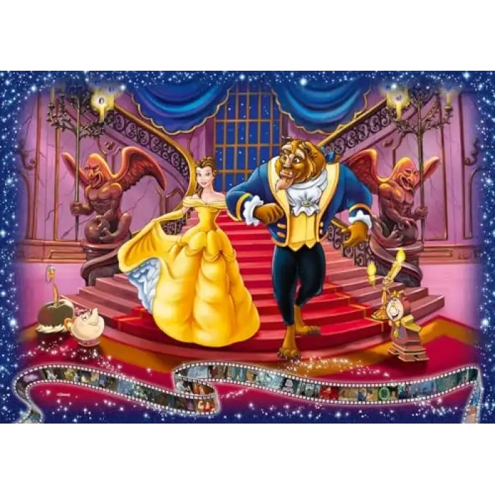 1000 Parça Disney Güzel ve Çirkin Puzzle