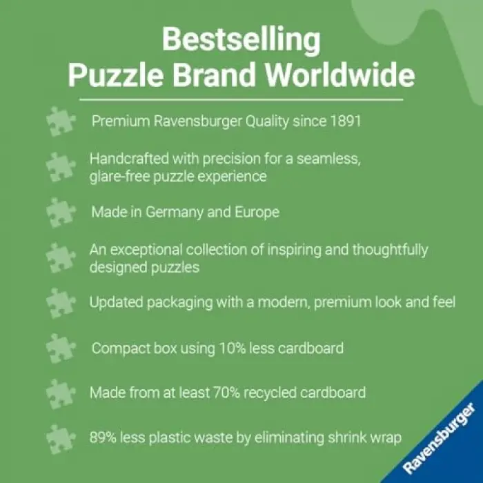 1000 Parça Disney Güzel ve Çirkin Puzzle