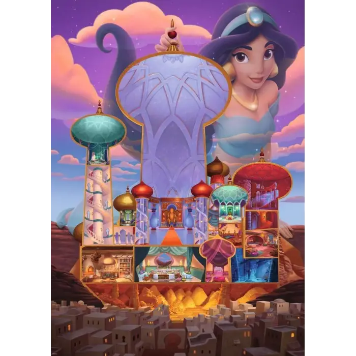 1000 Parça Disney Jasmine Şato Puzzle