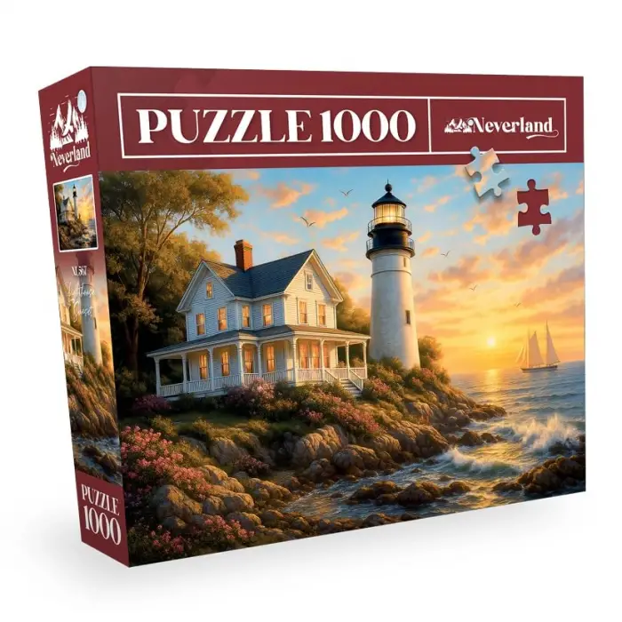 1000 PARÇA - LIGHTHOUSE SUNSET (DENİZ FENERİ GÜNBATIMI)