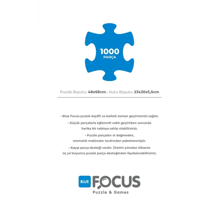 1000 Parça Puzzle - But First Coffee