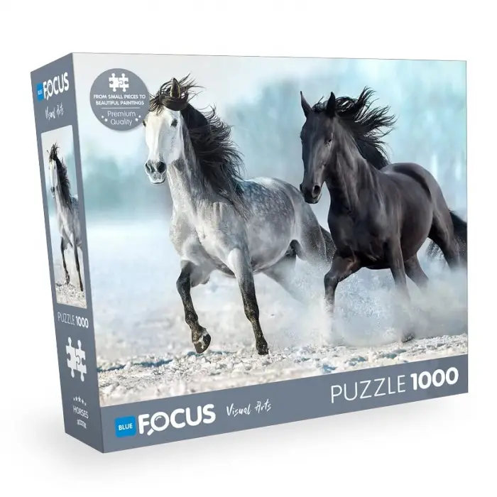 1000 Parça Puzzle, Horses (Atlar)