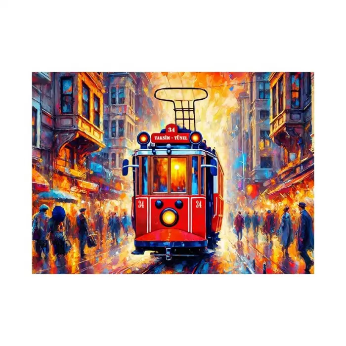 1000 Parça Puzzle - İstiklal Caddesi