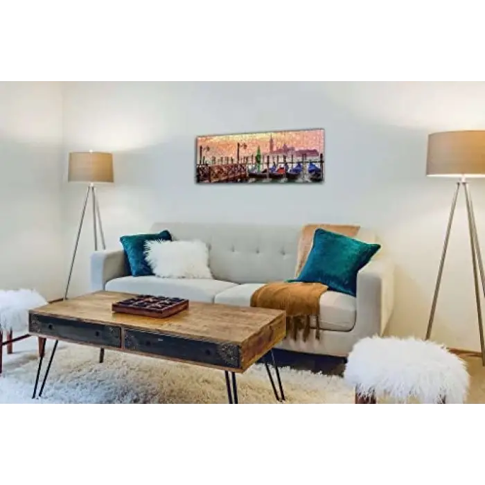 1000 Parçalı Panoramik Puzzle Gondollar