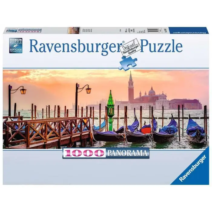 1000 Parçalı Panoramik Puzzle Gondollar
